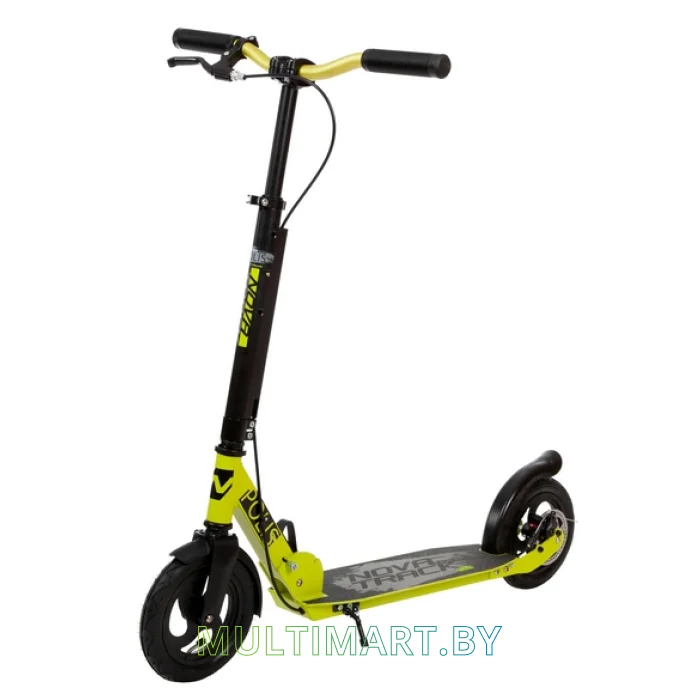 Самокат Novatrack Polis AL Disc 200DBA.POLIS.BGN21 (зеленый, 2021)